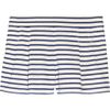 J.crew Dapper Striped Linenblend Shorts in Black (navy) - Lyst
