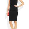 Kain Elodie Ruched Stretchmodal Dress in Black - Lyst
