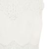 Karen Millen Cotton Lace Panel Dress in White - Lyst