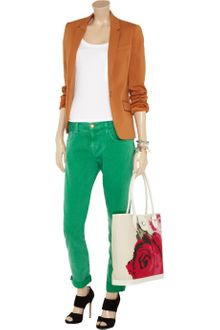 Lulu Guinness Edith Canvas Tapestry Tote - Lyst