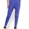 Mango Printed Tapered Trousers in Blue (kl) - Lyst