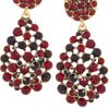 Oscar De La Renta 24karat Goldplated Crystal Clip Earrings in Gold - Lyst