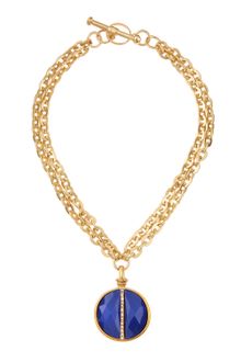 Paige Novick Small Medallion Necklace - Lyst