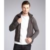 Prada Cotton Zip Front Nylon Inset Cardigan in Gray for Men (grey) - Lyst