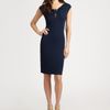 Roberto Cavalli Keyhole Dress in Blue (marine) - Lyst