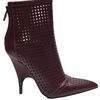 Alexander Wang Shelly Perforated Bootie in Brown (burgundy) - Lyst
