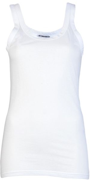 Ann Demeulemeester Tank Top - Lyst