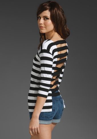 Bailey 44 Buhbye Buhbye Buhbye Top in Blackwhite - Lyst