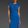 Black Halo Eddie Sheath Dress in Blue (electric) - Lyst