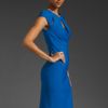 Black Halo Eddie Sheath Dress in Blue (electric) - Lyst