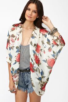Nasty Gal Wild Rose Jacket - Lyst