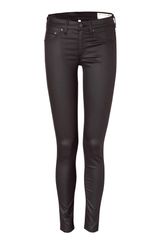 Rag & Bone Obsidian Coated Stretch Leggings
