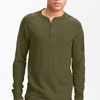 Rag & Bone Raglan Henley in Green for Men (olive) - Lyst