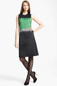 Reed Krakoff Paneled Stretch Silk Dress - Lyst