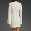 Shakuhachi Split Sleeve Cape Dress in White (off white) - Lyst