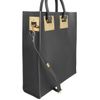 Sophie Hulme Double Plate Black Tote in Black - Lyst