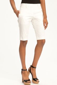 Theory Yanera Bistretch Bermuda Shorts - Lyst