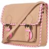 Topshop Neon Whipstitch Satchel in Beige (natural) - Lyst