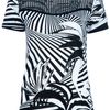 Versace Printed Top in Black - Lyst