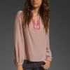 Winter Kate Anjail Blouse in Pink (adobe rose) - Lyst