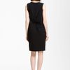 Alexander Wang Leather Detail Dress in Black - Lyst