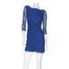 Diane Von Furstenberg Zarita Lace Dress in Blue - Lyst