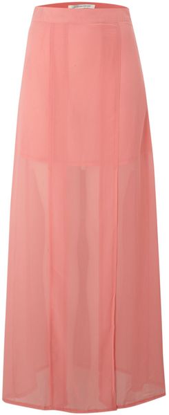 Glamorous Skirt Maxi Split Front - Lyst