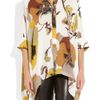 Gucci Printed Silk Blouse in Brown (multicolored) - Lyst
