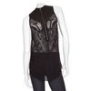 Helmut Lang Spider Burnout Chiffon Blouse in Black - Lyst