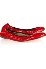 J.Crew Lula Python Ballet Flats