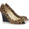 Jimmy Choo Baxen Leopardprint Calf Hair Wedge Pumps in Animal (leopard) - Lyst