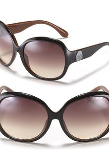 Marc By Marc Jacobs Two Color Miss Marc Round Oversized Sunglasses - Lyst