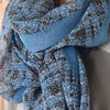 Marc By Marc Jacobs Static Plaid Scarf in Blue - Lyst