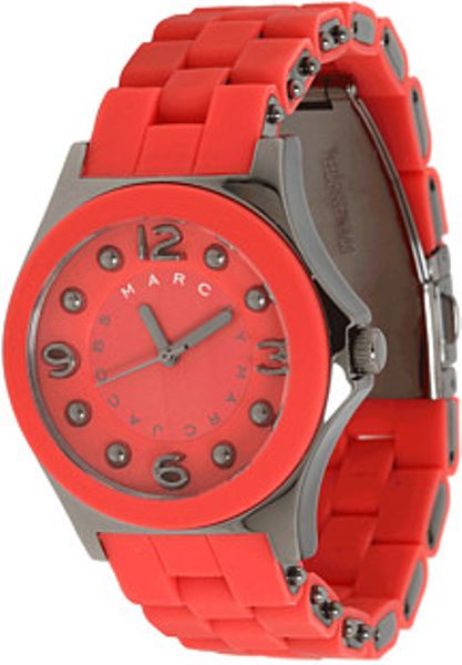 Marc By Marc Jacobs Pelly Watch in Red (f) - Lyst