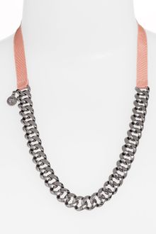Marc By Marc Jacobs Pretty Skinny Turnlock Chain Necklace - Lyst