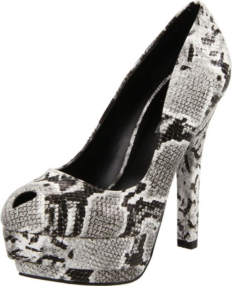 Michael Antonio Womens Kovie Pump in Black (black snake) - Lyst