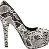 Michael Antonio Womens Kovie Pump in Black (black snake) - Lyst