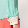 Oasis Oasis Contrast Trim Shirt in Blue (aqua) - Lyst