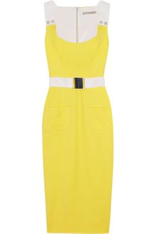 Victoria Beckham Basketweave Cottonblend Dress - Lyst
