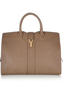 Yves Saint Laurent Cabas Chyc Large Leather Tote - Lyst