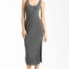 Donna Karan New York Collection Layered Jersey Dress in Gray (flannel) - Lyst