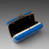 House Of Harlow Marley Clutch in Blue (cobalt croc) - Lyst