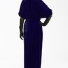 Lanvin Faux Wrap Velvet Gown in Purple (violet) - Lyst