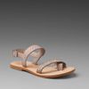 Mcq By Alexander Mcqueen Flat Sandal in Beige (nude) - Lyst