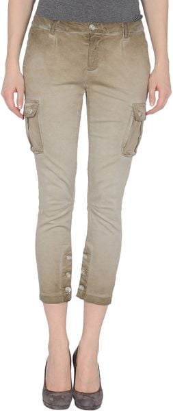 Twin-set Simona Barbieri Denim Trousers - Lyst