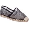 Valentino Lace Espadrille in Black - Lyst