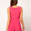 Asos Collection Asos Sleeveless Playsuit with Wrap in Pink - Lyst