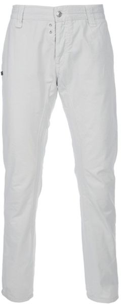 Daniele Alessandrini Slim Fit Trouser - Lyst