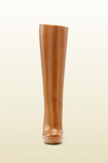 Gucci Betty Tassel and Bamboo Mid Heel Platform Boot - Lyst