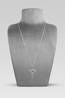 Gucci Necklace with Bamboo Cross Pendant - Lyst